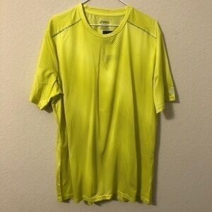 ASICS Athletic Top Diagonal Stripe Sports Shirt
